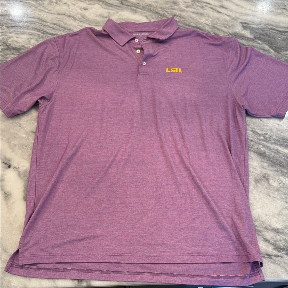 LSU Lavender Polo Shirt